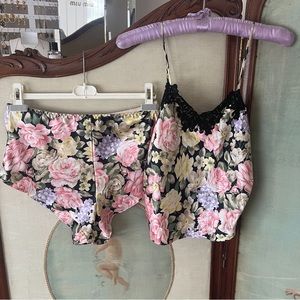 Vintage Victorias Secret Gold Label Lingerie Lounge Set Size Medium